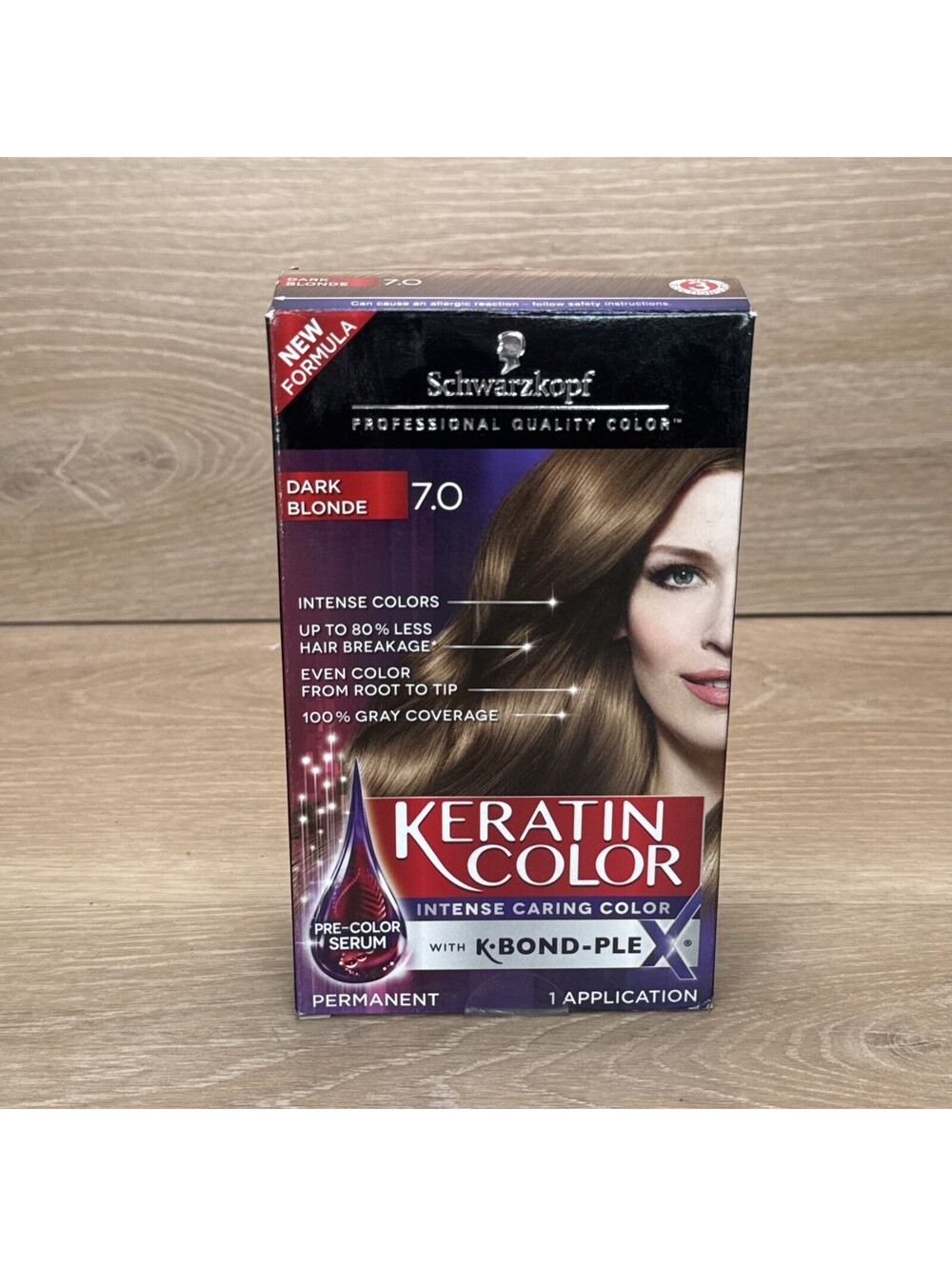 Schwarzkopf Keratin 7.0 DARK BLONDE Keratin Hair Color